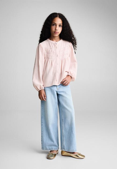 MANGO - Blouse chiara - pink