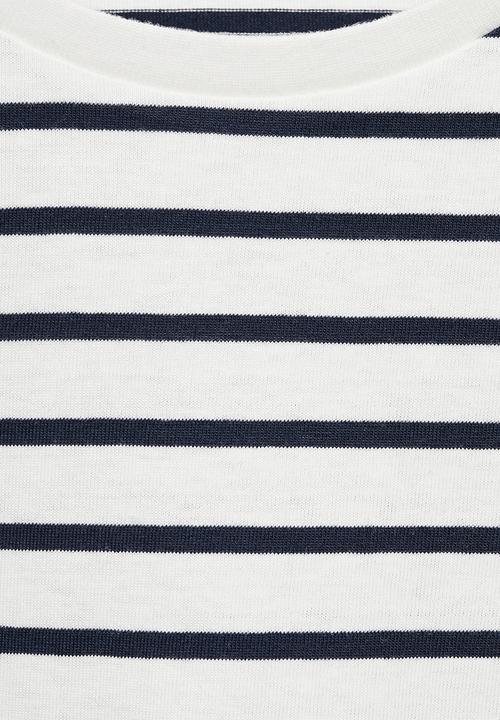 MANGO - T-shirt stripes - navy