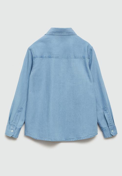 MANGO - Shirt joan - open blue