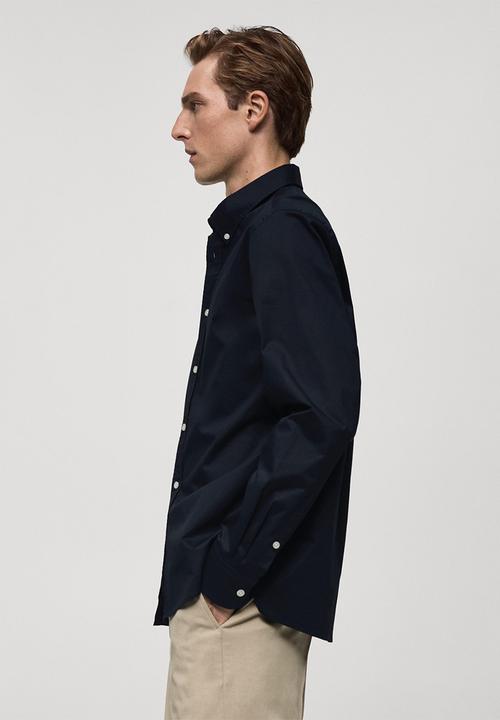 MANGO - Shirt nimes - navy