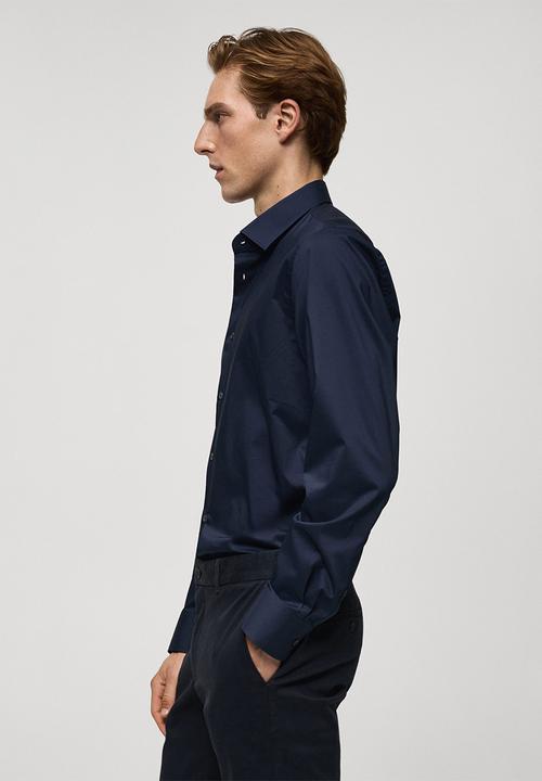 MANGO - Shirt play - navy