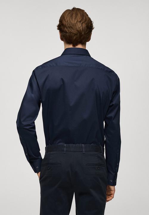 MANGO - Shirt play - navy