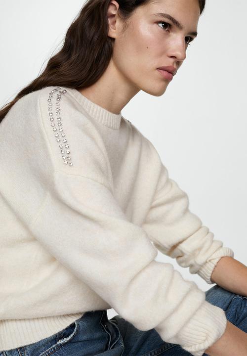 MANGO - Sweater Misol - White