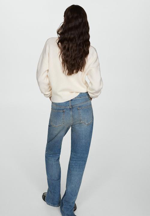 MANGO - Sweater Misol - White