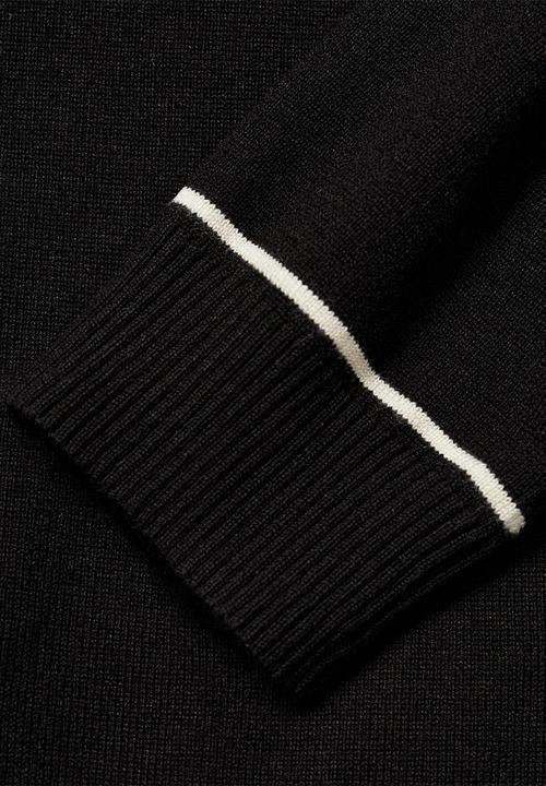 MANGO - Sweater Verta - Black
