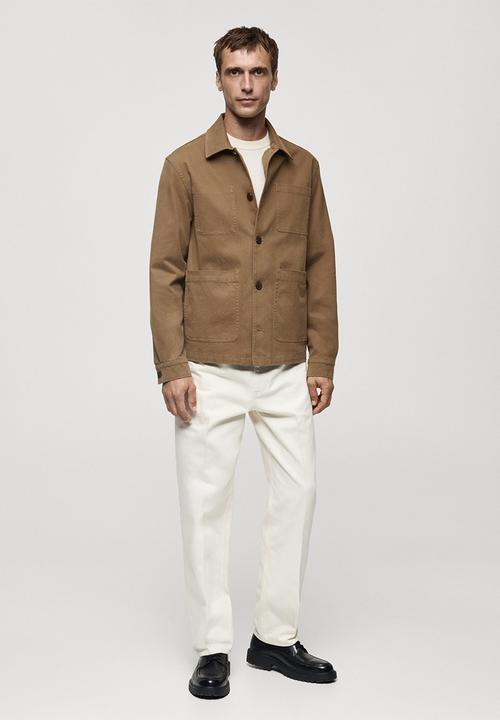 MANGO - Jacket maine - beige/khaki