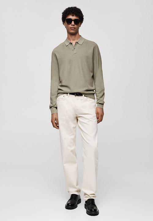 MANGO - Sweater tens - light/pastel green