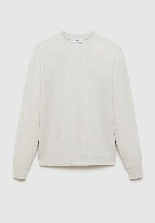 MANGO - Sweater ten - light/pastel gray