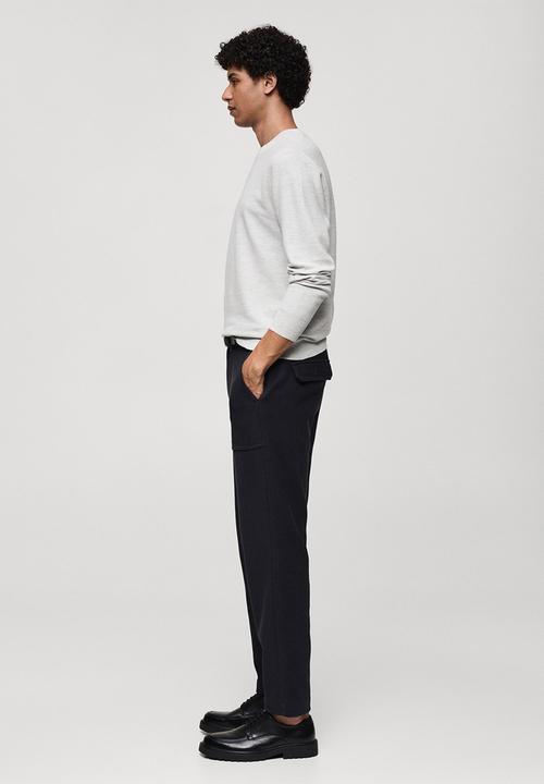 MANGO - Sweater ten - light/pastel gray