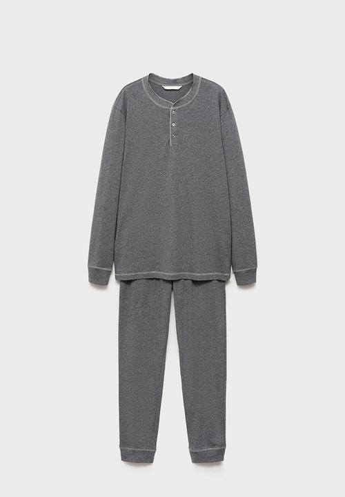 MANGO - Pijama pack over - grey