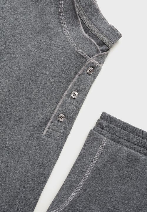 MANGO - Pijama pack over - grey