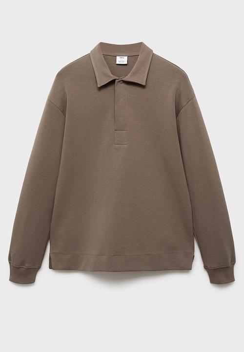 MANGO - Polo shirt berto - medium grey