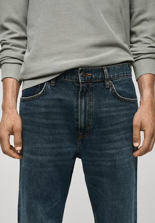 MANGO - Jeans moby - light/pastel green