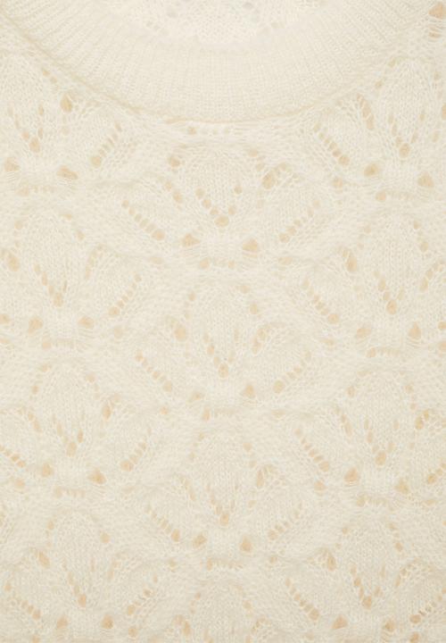 MANGO - Plus Sweater Florcita - Light Beige