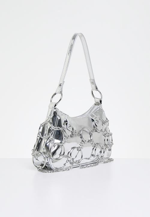 Tessa Design - Bridge metallic shoulder bag - silver