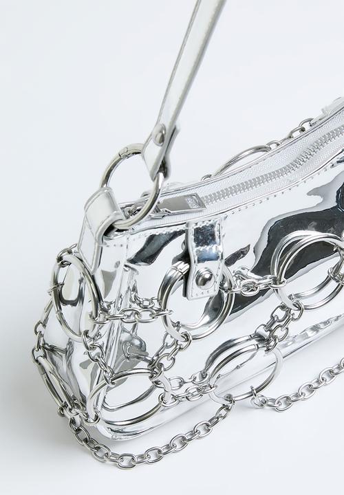 Tessa Design - Bridge metallic shoulder bag - silver