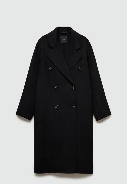 MANGO - Coat picarol - black
