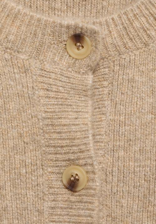 MANGO - Plus Cardigan Stella - Medium Brown