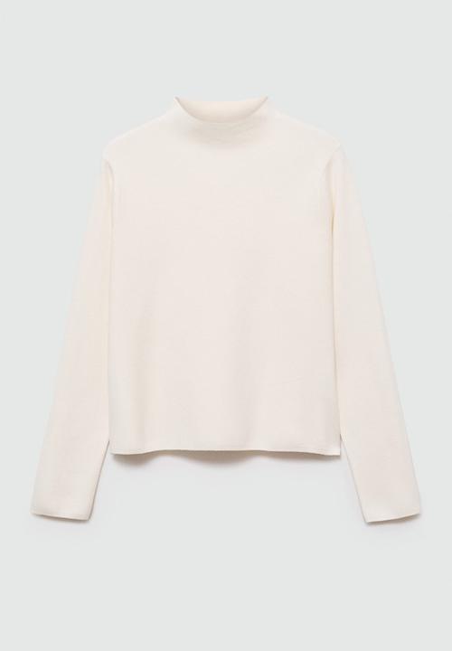 MANGO - Plus Sweater Chimneyb - Light Beige