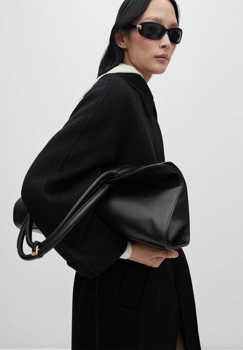 MANGO - Coat kurt - black