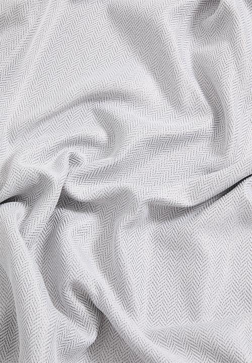 Sixth Floor - Herringbone Taped Curtain Lined - Mist