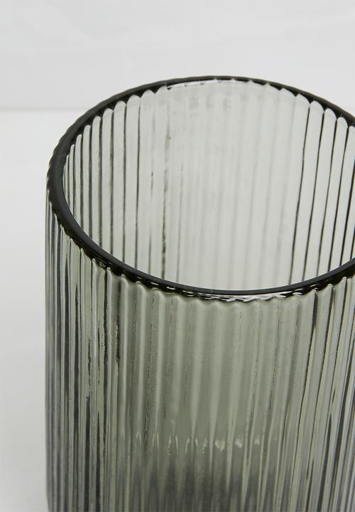 Sixth Floor - Stripe tall glass - grey