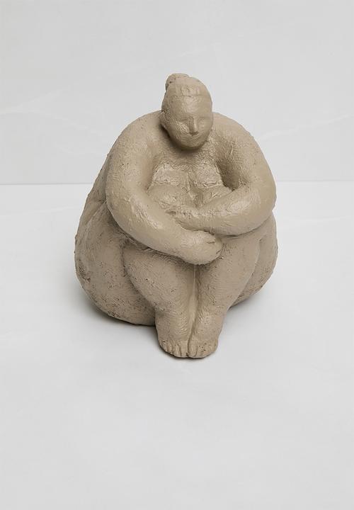 Sixth Floor - Female figure ornament - beige