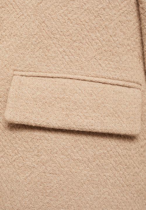 MANGO - Jacket Mati -  Medium Brown