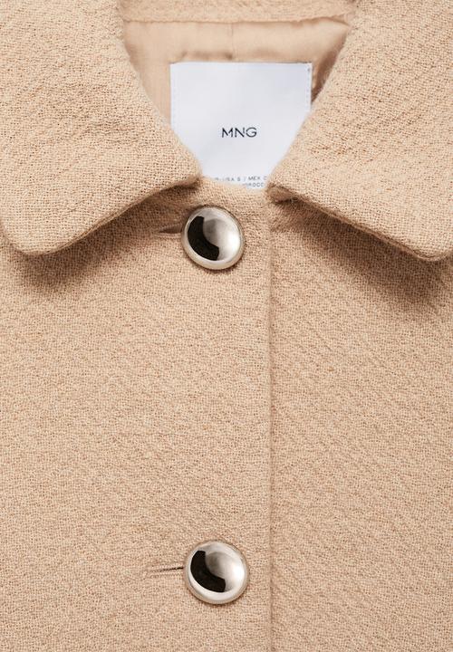 MANGO - Jacket Mati -  Medium Brown