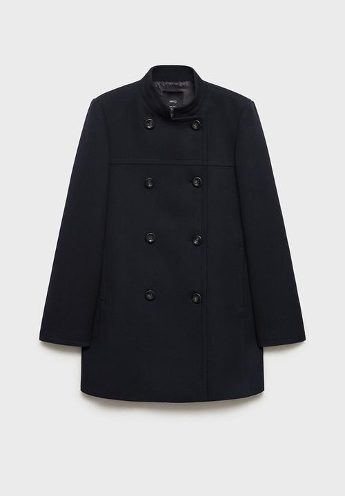 MANGO - Coat Rice -  Navy