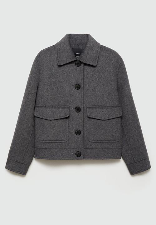 MANGO - Jacket Anna -  Gray