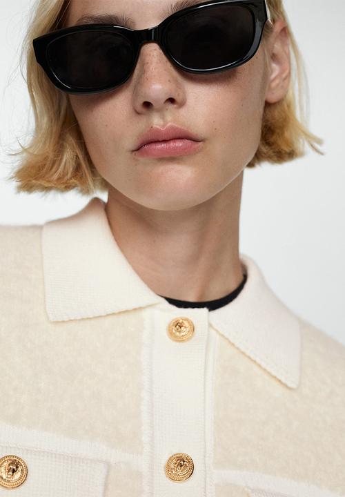 MANGO - Jacket Nuria -  Light Beige