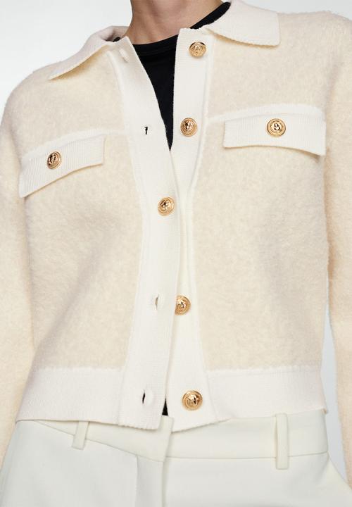MANGO - Jacket Nuria -  Light Beige