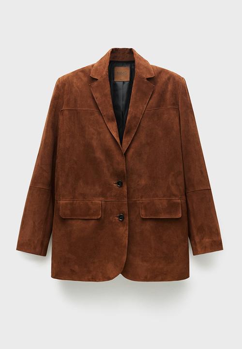 MANGO - Blazer Nobu -  Medium Brown