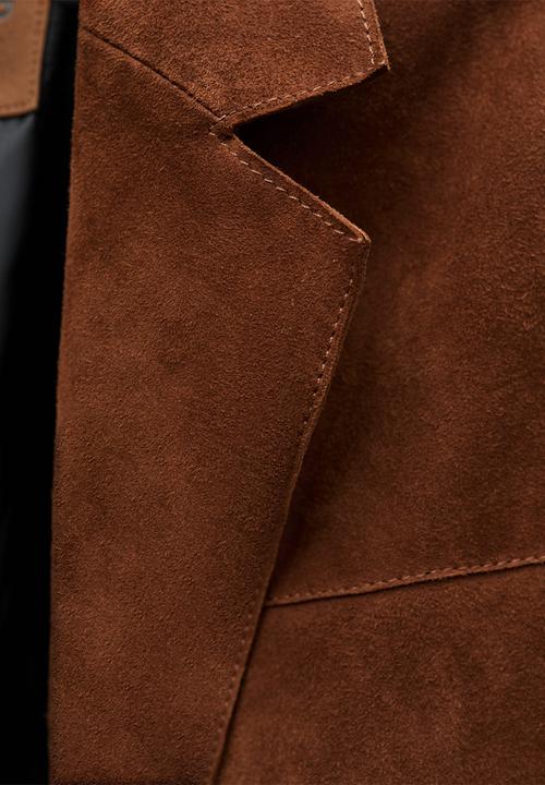 MANGO - Blazer Nobu -  Medium Brown