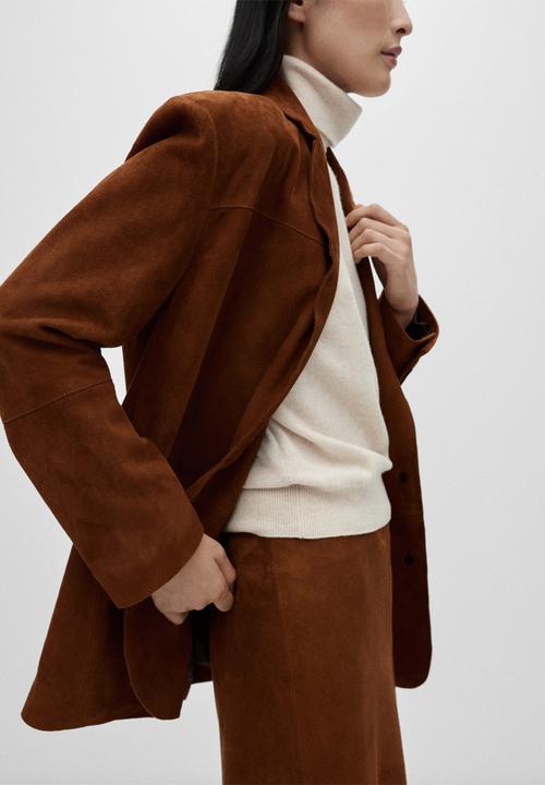 MANGO - Blazer Nobu -  Medium Brown