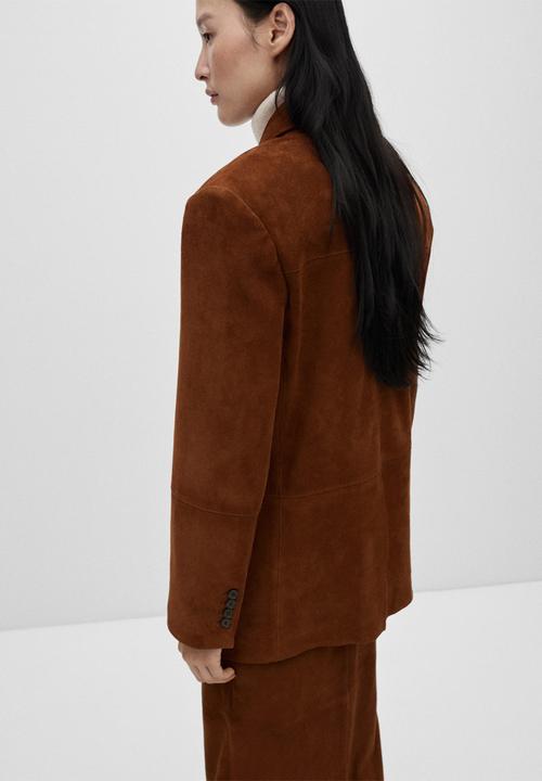 MANGO - Blazer Nobu -  Medium Brown