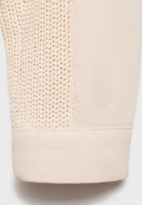 MANGO - Jacket Country -  Light Beige