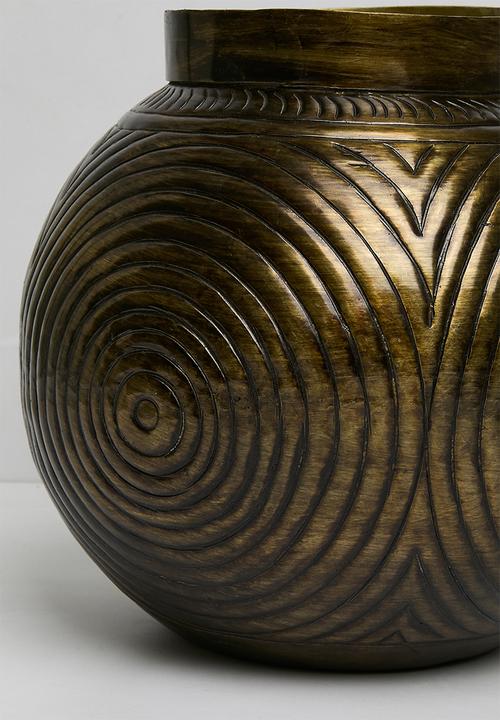 Sixth Floor - Fumiko alu vase - gold