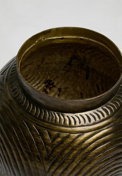 Sixth Floor - Fumiko alu vase - gold