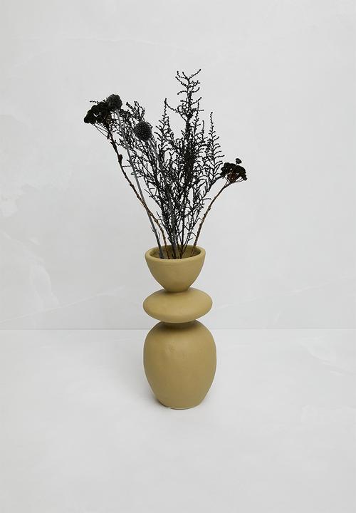 Sixth Floor - Sebas tall vase - brown