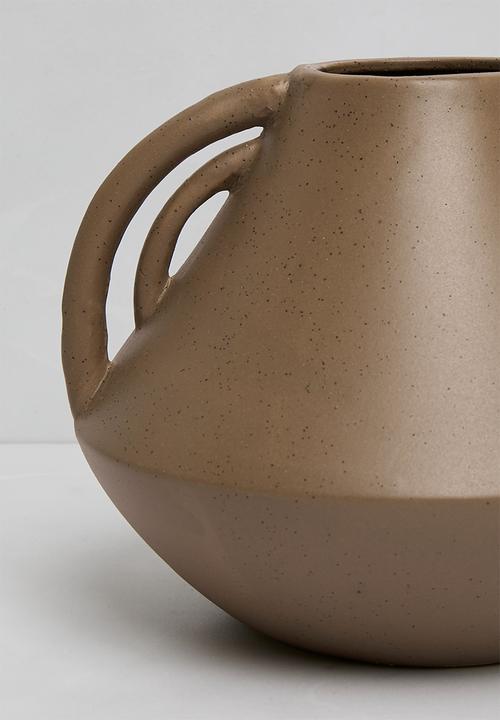 Sixth Floor - Majestic marvel vase - brown