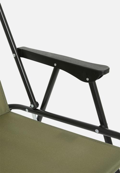 H&S - Foldable camp chair - army