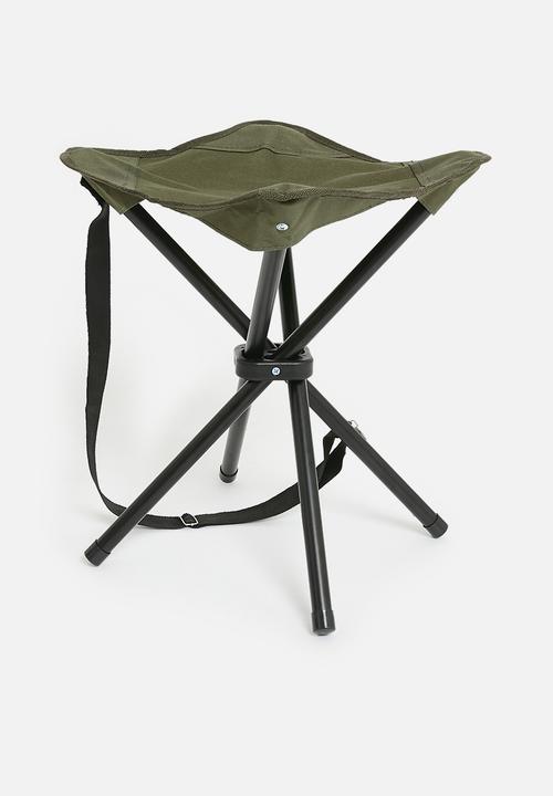 H&S - Foldable foot stool - army