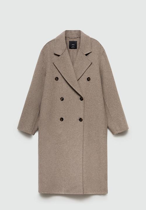 MANGO - Coat Picarol - Medium Brown