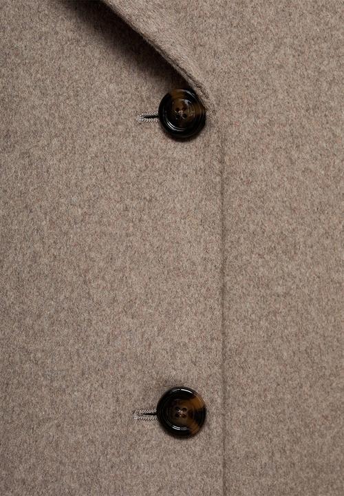 MANGO - Coat Picarol - Medium Brown