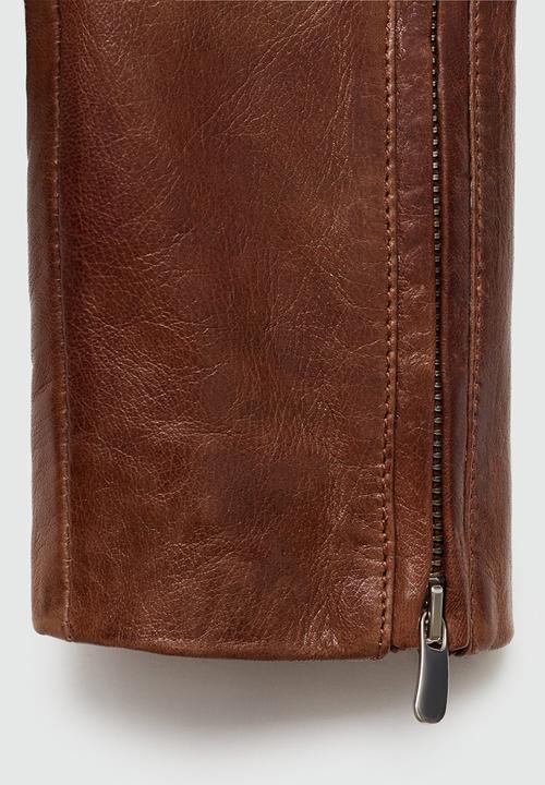 MANGO - Jacket Tulip - Medium Brown