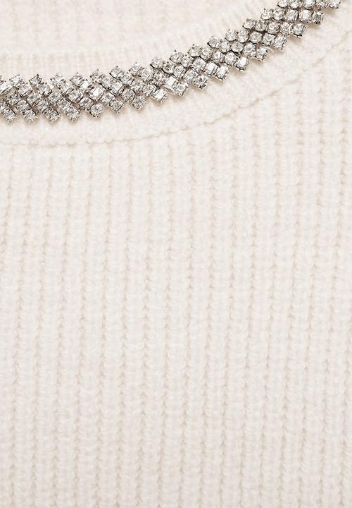 MANGO - Sweater Delia -  Light Beige