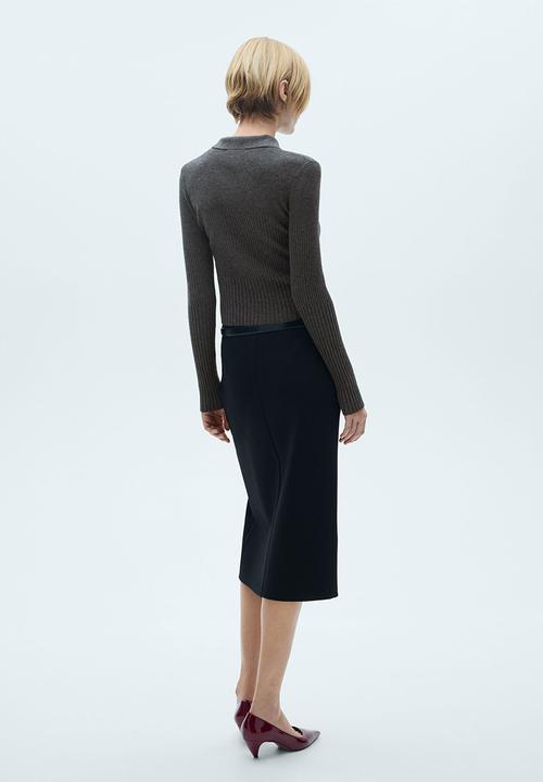 MANGO - Sweater Twenties -  Dark Grey