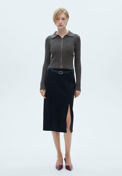 MANGO - Sweater Twenties -  Dark Grey